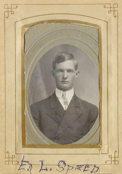 Granny Album Page 5.jpg - Edward Lewis Speed (1889-1973), son of Henry Lewis Speed and Lucy Florence Abbott.